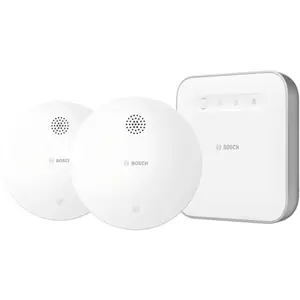 Bosch Détecteur de Fumée Sans Fil Lot de 2 + Bosch Bosch Contrôleur Sm...