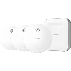 Bosch Détecteur de Fumée Sans Fil Lot de 3 + Bosch Bosch Contrôleur Sm...