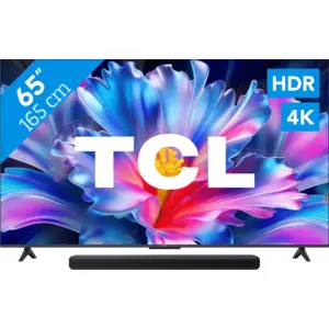 TCL 65" QLED P6L 4K (2026) + TCL S45H 2.0 Barre de Son pas cher