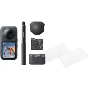 Insta360 X6 Essentials Bundle Noir + BlueBuilt Chiffons en Microfibre 