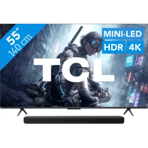 TCL QD Mini-LED 55" T8D (2026) + TCL S45H 2.0 Barre de Son pas cher