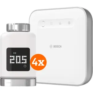 Bosch Tête Thermostatique Connectée 2 Lot de 4 + Contrôleur Smart Home...