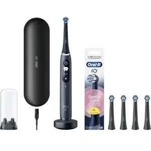 Oral-B iO 9N Noir + 4 Brossettes pour Gencives Sensibles pas cher