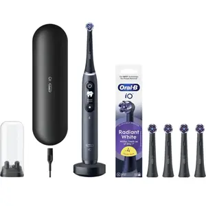 Oral-B iO 9N Noir + 4 Brossettes pour des Dents Plus Blanches pas cher