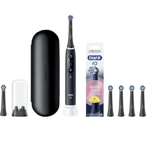 Oral-B iO 6N Noir + 4 Brossettes pour Gencives Sensibles pas cher