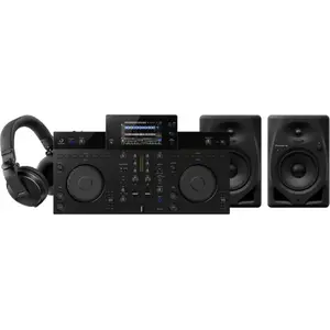 Alpha Theta XDJ-AN + Pioneer DJ DM-50D-BT Noir + Pioneer DJ HDJ-X7 