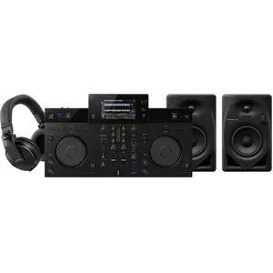Alpha Theta XDJ-AN + Pioneer DJ DM-40D-BT + Pioneer DJ HDJ-X5 