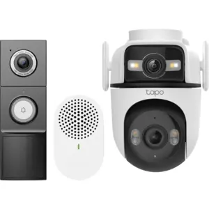 TP-Link Tapo C545D + D235 Smart Battery & Wired Doorbell pas cher