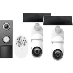 TP-Link Tapo C660 Solar Kit Lot de 2 + D235 Smart Battery & Wired Door... pas cher