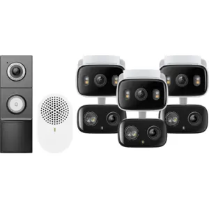 TP-Link Tapo C246D Lot de 3 + D235 Smart Battery & Wired Doorbell 