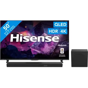 Hisense QLED 50" E79S PRO (2026) + Hisense HS3100 pas cher