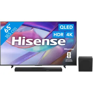Hisense QLED 65" E79S (2026) + Hisense HS3100 pas cher