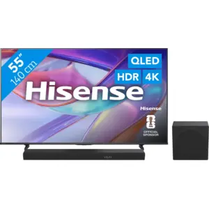Hisense QLED 55" E79S (2026) + Hisense HS3100 pas cher
