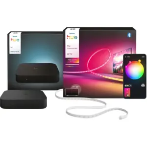 Philips Hue Play Gradient Ruban LED TV 75 à 85 Pouces + HDMI Sync Box ...