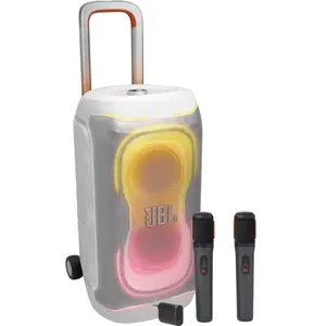 JBL PartyBox 330 Blanc + JBL Set de Microphones Sans Fil  pas cher