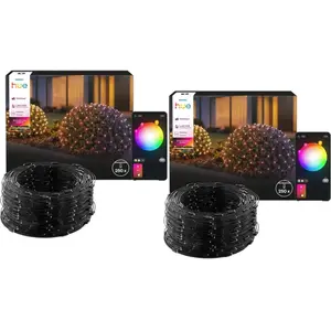 Philips Hue Festavia LED Guirlande Lumineuse 3,45 x 1 Mètre Lot de 2  pas cher