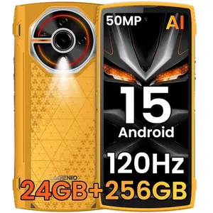 Smartphone Incassable LAGENIO Panther2 Pro 24Go+256Go/1To TF 50MP Étan...