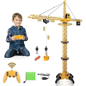 Grue télécommandée enfant MARSEE 128CM 6 Canaux Die Cast 680° Rotation... pas cher