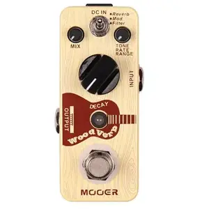 Comparateur de prix : Mooer Mooer Woodverb - Reverb Digitale 3 Modes Pour Guitare Acoustique