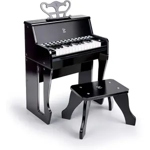 Hape Leuchttasten-Piano mit Hocker, schwarz pas cher