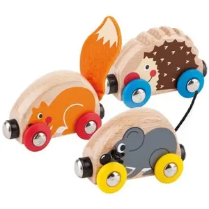 Jouet en bois Train des Animaux Hape® - Jouets en bois HP3817 pas cher
