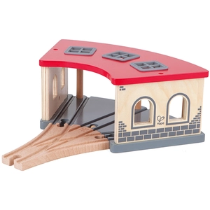 Hape - E3704 - Circuit de Train en Bois - Gare de Triage pas cher