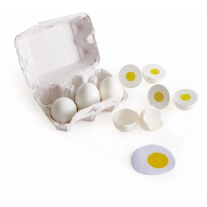 Comparateur de prix : HAPE - Jeu d'imitation en bois gamme cuisine - E3156 - Boite d'oeufs