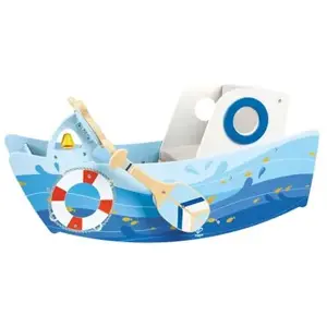 Bateau à bascule - HAPE - E1214 - Bleu - Intérieur - Enfant - Mixte pas cher
