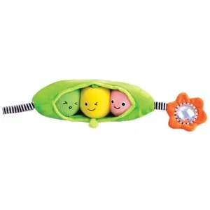 Hape Hochet 3 petits pois multicolore TU pas cher
