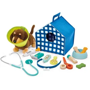 Jeu d'imitation Hape Kit du petit vétérinaire pas cher