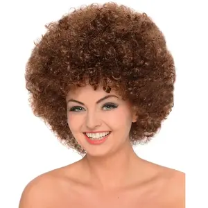 Partychimp  - Grote afro pruik voor vrouwen - PruikenVendu parbol