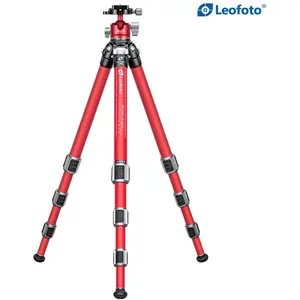 Leofoto LA-284C+LH-30 (Carbone, Métal), Trépied, Rouge pas cher
