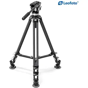 Leofoto LVC-193C+BV-15 Carbon Fiber Twin Leg Tripod (2006204246), Trépied pas cher