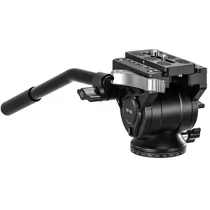 Leofoto Fluid Video Head BV-10L (2006211503) (Tête panoramique 2 voies, Tête vidéo), Tête de trépied, Noir pas cher