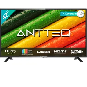 Non communiqué ANTTEQ AB42D1-televisie 42 inch (TV 106 cm)-Dolby Audio, LED, HDMI, mediaspeler via USB, digitale audio-uitgang, triple tuner DVB-C/T2/S2, CI+, inclusief hotelmodus
