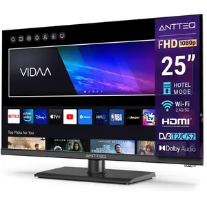 Smart TV 25 Pouces - ANTTEQ - V25-AF3Q1 - Full HD - Triple Tuner - Wi-... pas cher