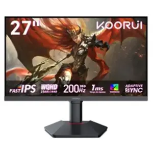 Koorui G2722P - QHD IPS Gaming Monitor - 27 Inch - 200 Hz - 1 ms pas cher
