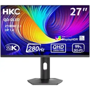 Ecran PC gaming HKC GS27QTS 27'' OLED 280 Hz Gris pas cher
