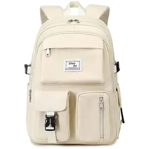 Sac à Dos - FINDPITAYA - 156 - Imperméable - Polyester - Beige pas cher