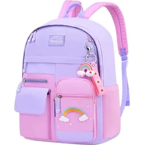 Sac à Dos - Maternelle - Fille - Nylon Léger - Imperméable - 6 à 10 ans