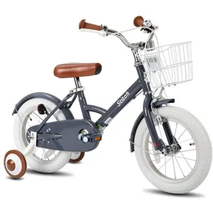 HILAND STITCH Vélo pour enfants de 16 pouces avec panier et double fre... pas cher