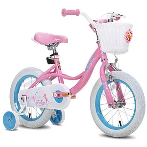 JOYSTAR-Bicyclette pour enfants - roues de 12 pouces - avec panier et roues auxiliaires - pour enfants de 2 à 4 ans - rose pas cher