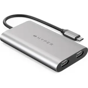 Hyper HyperDrive Dual 4K HDMI Video Adapter voor M1 MacBook