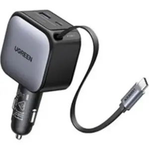 Ugreen 2-Port Fast Charger 90W, Adaptateur pour véhicule, Gris pas cher