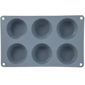 SAN IGNACIO Siliconen mal voor 6 muffins, ø26.8x16.5x3cm. pas cher