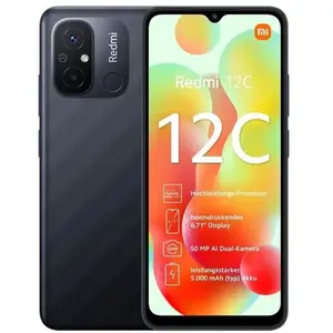 Xiaomi Redmi 12C Smartphone 6Go 128Go Gris MediaTek Helio G85 Écran Dot Drop 6.71" Caméra Principale 50 MP Grande batterie 5000 mAh pas cher