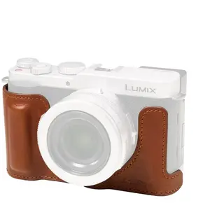SmallRig 5699 étui demi-cuir pour Panasonic Lumix L10 - Marron pas cher
