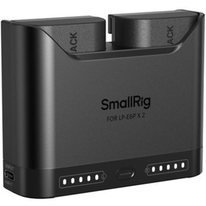SmallRig 8485 kit chargeur rapide double pour LP-E6P + 2 batteries pas cher
