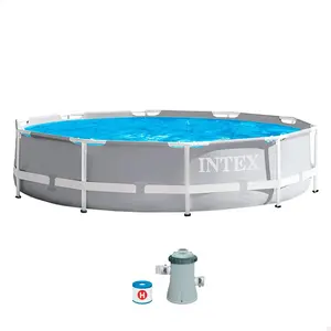 Comparateur de prix : Intex Prism Frame 305x76cm Zwembad Set - Rond - Inclusief filterpomp