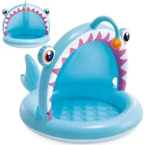 Intex Piscine Pour Enfants Poissons Angles 127x102x86 Cm pas cher